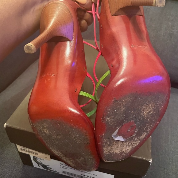 Louis Vuitton “Mango” ankle strap heels - Picture 3 of 6